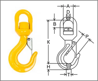 Гак-вертлюг G80 SLR-788 (з підшипником)